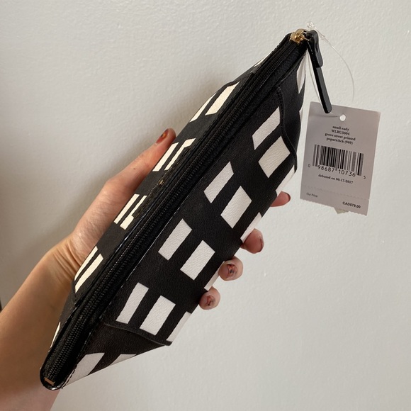 NWT Kate Spade Checkered Clutch ♠️ - Picture 3 of 7